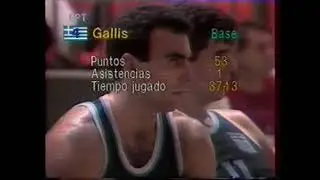 Galis vs Panama | 53 PTS - CAREER HIGH with the Greek NT - 1986 FIBA WC
