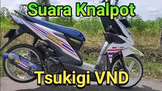 Cek Sound Knalpot Tsukigi VND Leher Blue Beat