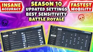 *SEASON 10* BEST SENSITIVITY SETTINGS For BATTLE ROYALE | COD Mobile | UPDATED SETTINGS | BEST HUDS
