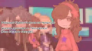 | реакция Гравити Фолз на прошлые жизни Диппера и Пассифики |
