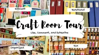 Ultimate Craft Room Tour 2024: Organization Hacks for Maximum Efficiency!