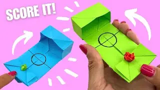 How to make origami FOOTBALL paper toy