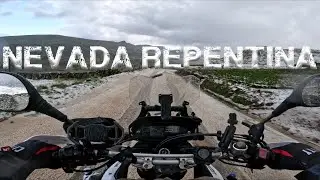 Esta Nevada Repentina nos cambio EL VIAJE EN MOTO para siempre