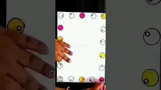 White chart paper decoration idea #youtubeshorts #projectdesignideas #omkaracreations #assignment