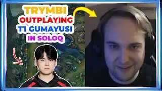 Trymbi OUTPLAYING T1 GUMAYUSI in SoloQ 👀 [LeBlanc Support]