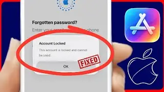 FIXED✅: This Account Is Locked and Cannot Be Used (Apple ID Is Not Active)
