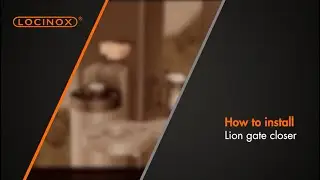 Lion Hydraulický zavírač. Montážní postup.