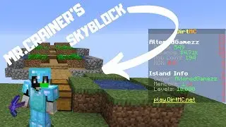 PLAYING MINECRAFT WITH MR.CRAINER ON HIS SKYBLOCK!!!!!