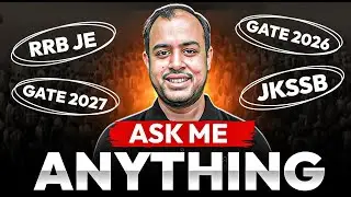 Ask Me Anything | GATE 2026 | GATE 2027 | SSC JE | RRB JE | Ankit Goyal | One Man Army