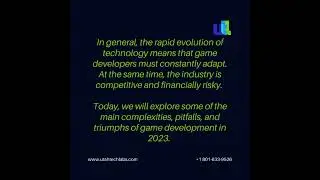Virtual Worlds and Real-World Obstacles: The Challenges of Game Development in 2023 | Utah Tech Labs