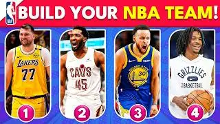 🏀 Build Your Ultimate NBA Team: But Every Round Gets HARDER 😱 | Sport Quiz USA