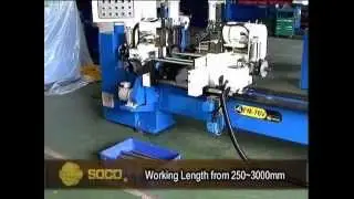 Автоматический двусторонний станок  для обработки торцов труб FM 76V, SOCO Machinery