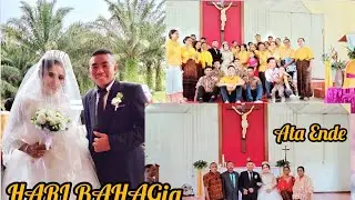 Pernikahan Eldis dan Gerald di Gereja St Martinus SP 1 Pantun Muara Wahau