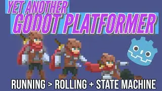 Godot One Shot : Platformer with Rolling and State Machine