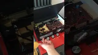 Inside my Homemade Spring Reverb Unit (with Yamaha YC-25D Organ)