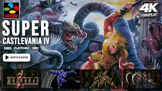 [SNES Longplay] Super Castlevania IV | Full Game Walkthrough | 4K