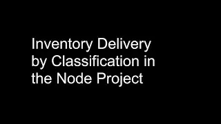 Inventory Cassification Process