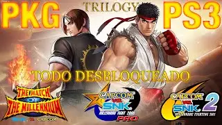 PS3/PKG  CAPCOM VS SNK 2 TODO DESBLOQUEADO
