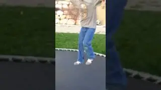 Trampling fale with friend 