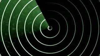Animated radar screen green screen | sci fi tech overlay 