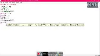 GE8161 Problem Solving and python Programming Laboratory 33   List Cloning