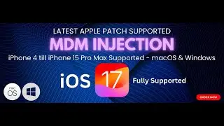 How to Bypass Apple MDM Lock Screen Without a Password iPhones and iPads (MDM INJECTION)