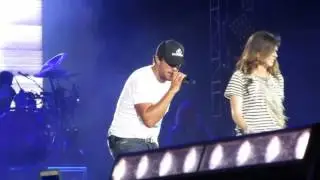 Luke Bryan & Karen Fairchild - "Home Alone Tonight" Gillette Stadium July 16, 2016