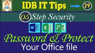Five step security | password and protect your office file