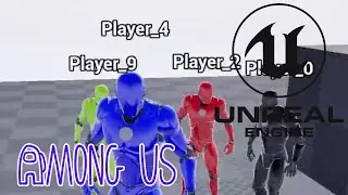 Display of player name UE4 Tutorial【AmongUs】