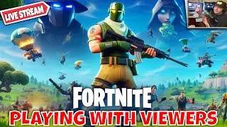 Playing Fortnite live with Viewers! Let's GO, Join UP!!