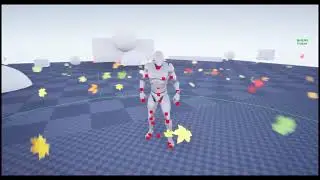 UE4 Niagara Leaf Control