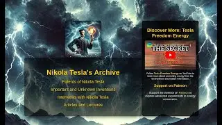 How to obtain energy from the environment Knowledge from Nikola Tesla