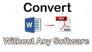 How To Convert Word Document To PDF File || How To Save a Word document As PDF File || Tips & Tricks