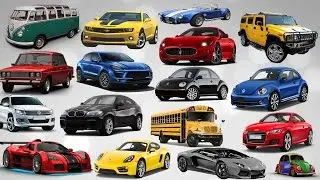 Мультик про машинки Марки машин. Развивающий мультик / Cars Cartoon - Car For Kids/Teach brand cars