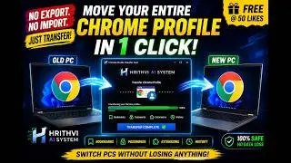 Move Your Entire Chrome Profile to a New PC in 1 Click!