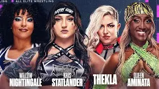 💰$100,000 Four-Way Showdown! | Willow Nightingale vs Kris Statlander vs Thekla vs Queen Aminata 🔥