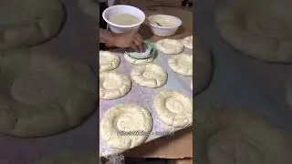how Uzbekistan bread : non / lepeshka made?