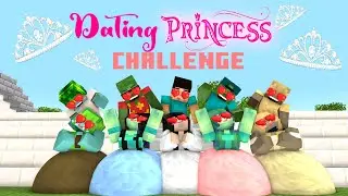 Minecraft, Dating With A Cute Girls Princess Challenge (PART 3) - Monster School Animation