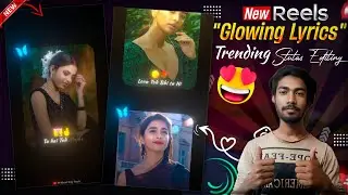 New Trending Instagram Glowing Photo & Lyrics Reels Stutas Video Editing ✅ In Alight Motion XML.🎟️