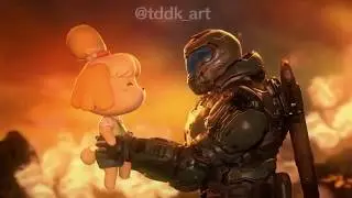 Animal Crossing x Doom Eternal | Fan Made Video By @tddk art