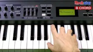 B chord on Keyboard