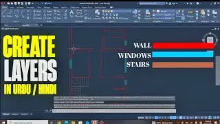 How To Create Layers In Autocad 2022 In Urdu| Layers In Autocad | Architecture Lab