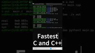 C vs {C++} vs {Python}