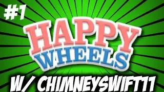 Happy Wheels w/ ChimneySwift11 #1 - Givin' Him a Little Man Tug (HD)