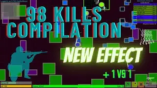 Gats.io part 154  , 98 kills compilation with new effect