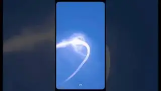 Smoke Rings Coming Out Of A Volcano
