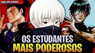 OS 10 ESTUDANTES MAIS PODEROSOS DE JUJUTSU KAISEN