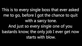 Rizzle Kicks Ft. Mikill Pane - Work - Lyric Video