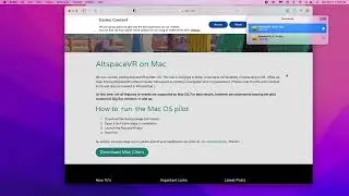 How To Install AltSpace VR on a Mac