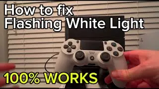 PS4: How to fix Flashing White Light on a PS4 controller (Easy Tutorial!) (2024)